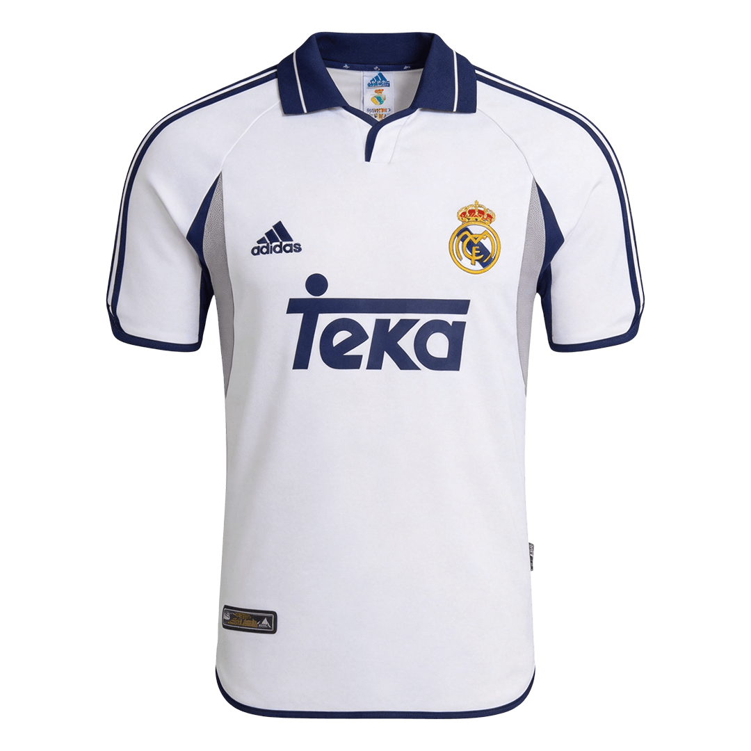 Real Madrid Hemmatröja 2000/01 Retro Tröja
 Vit
