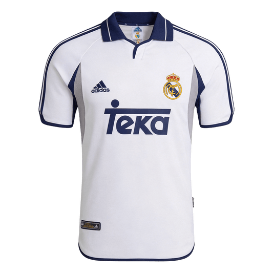 Real Madrid Hemmatröja 2000/01 Retro Tröja
 Vit