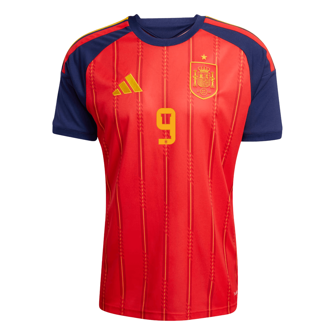 GAVI #9 Spanien Tröja 2026 Hemma Premium Röd-2