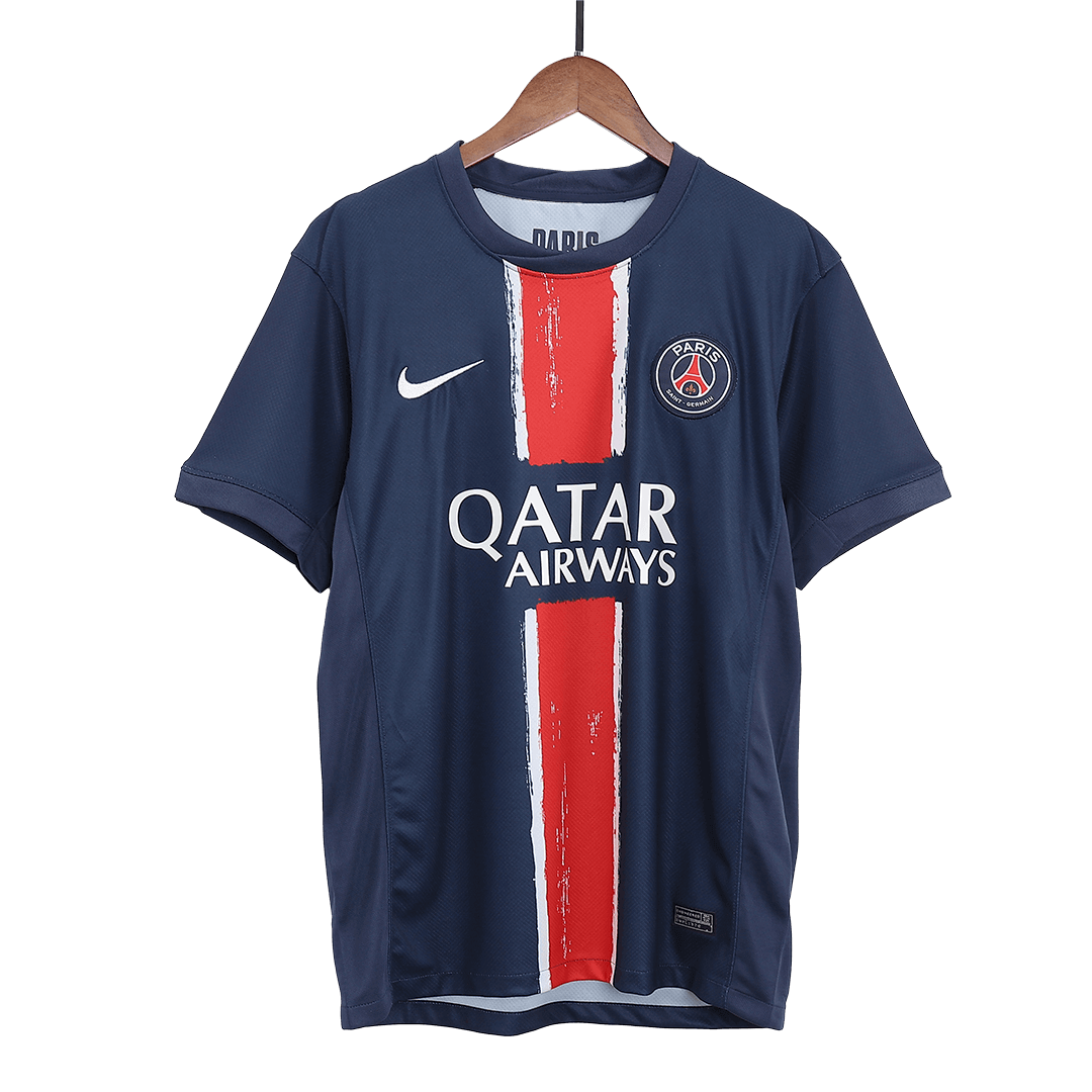 PSG Tröja BARCOLA #29 2024/25 Hemma Mörkblå