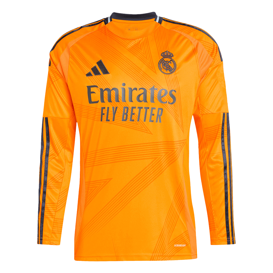 Real Madrid Tröja 2024/25 Borta Långärmad Orange
