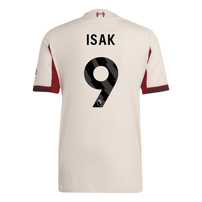 Liverpool Tröja ISAK ##9 2025/26 Borta Vit-10