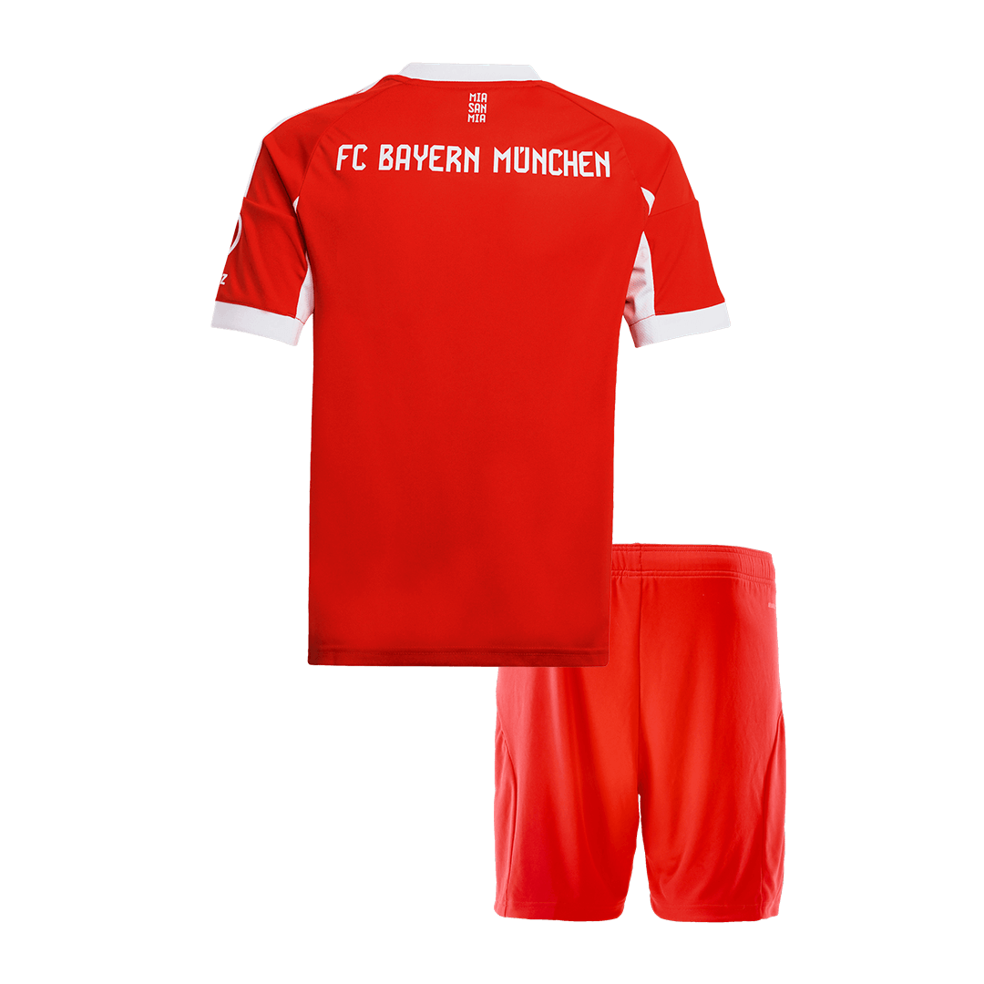 Bayern Munich Tröja 2025/26 Hemma Röd Barn