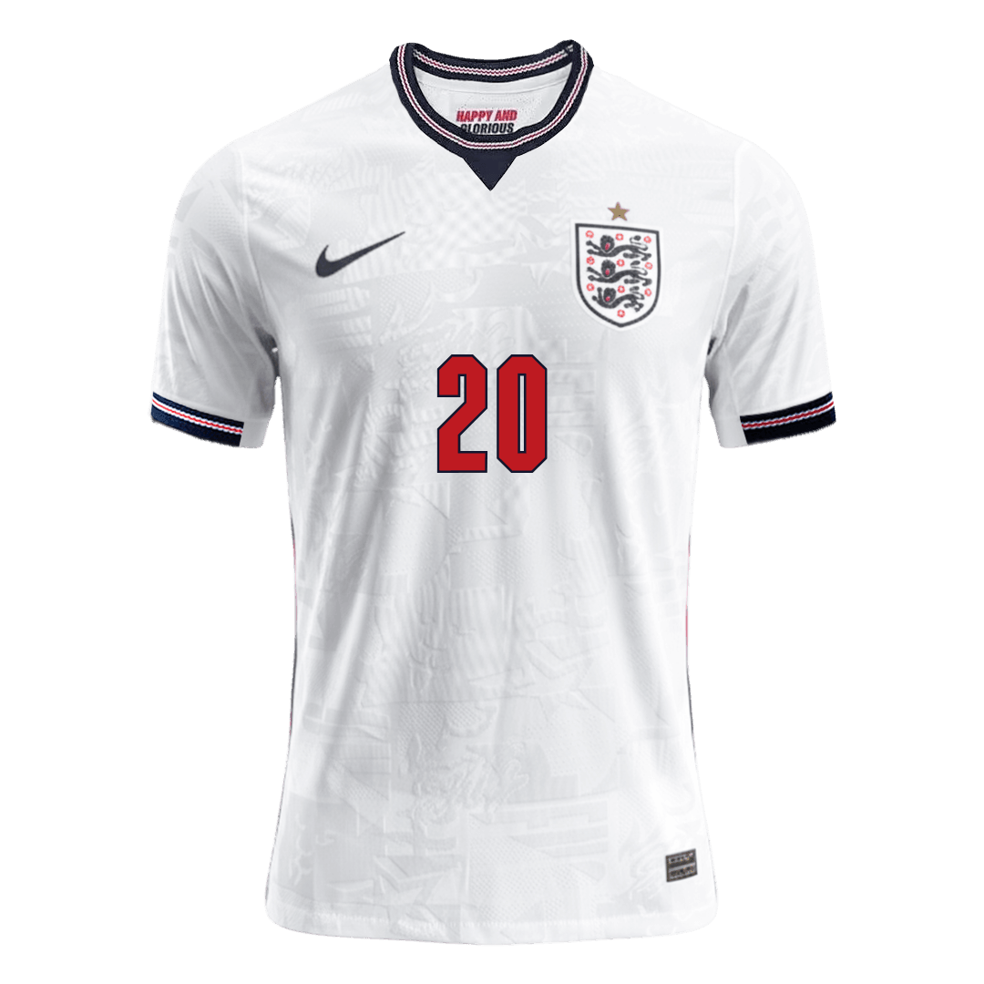 England Tröja PALMER #20 2026 Hemma Autentisk Vit-8