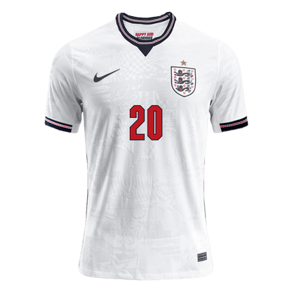 England Tröja PALMER #20 2026 Hemma Autentisk Vit-8