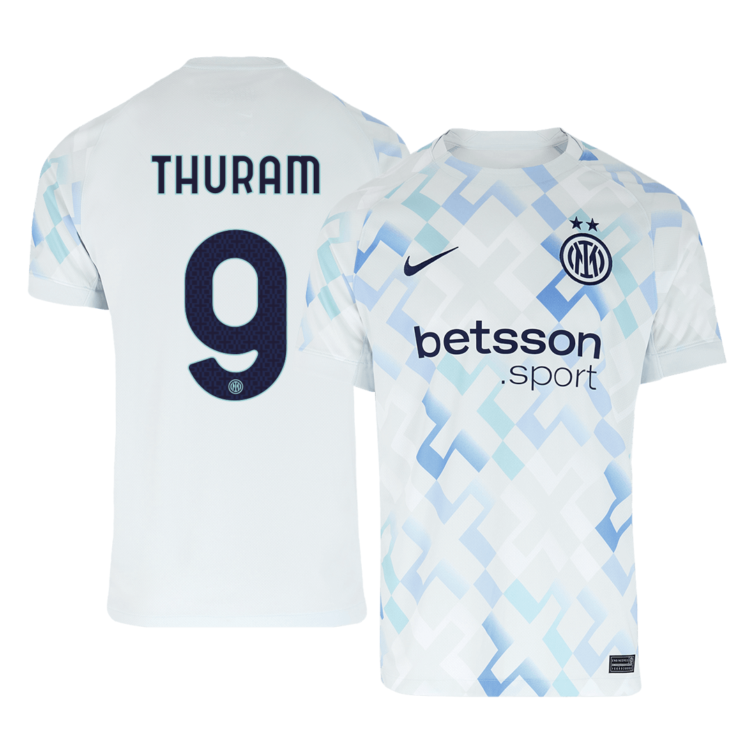 Inter Milan Tröja THURAM #9 2025/26 Borta