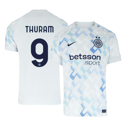 Inter Milan Tröja THURAM #9 2025/26 Borta