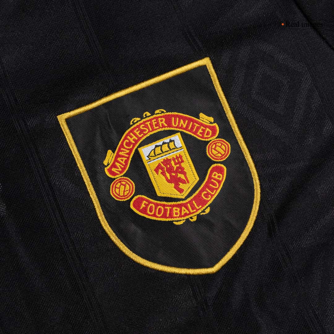 Manchester United Bortatröja 1993/94 Retro Tröja
 Svart-6