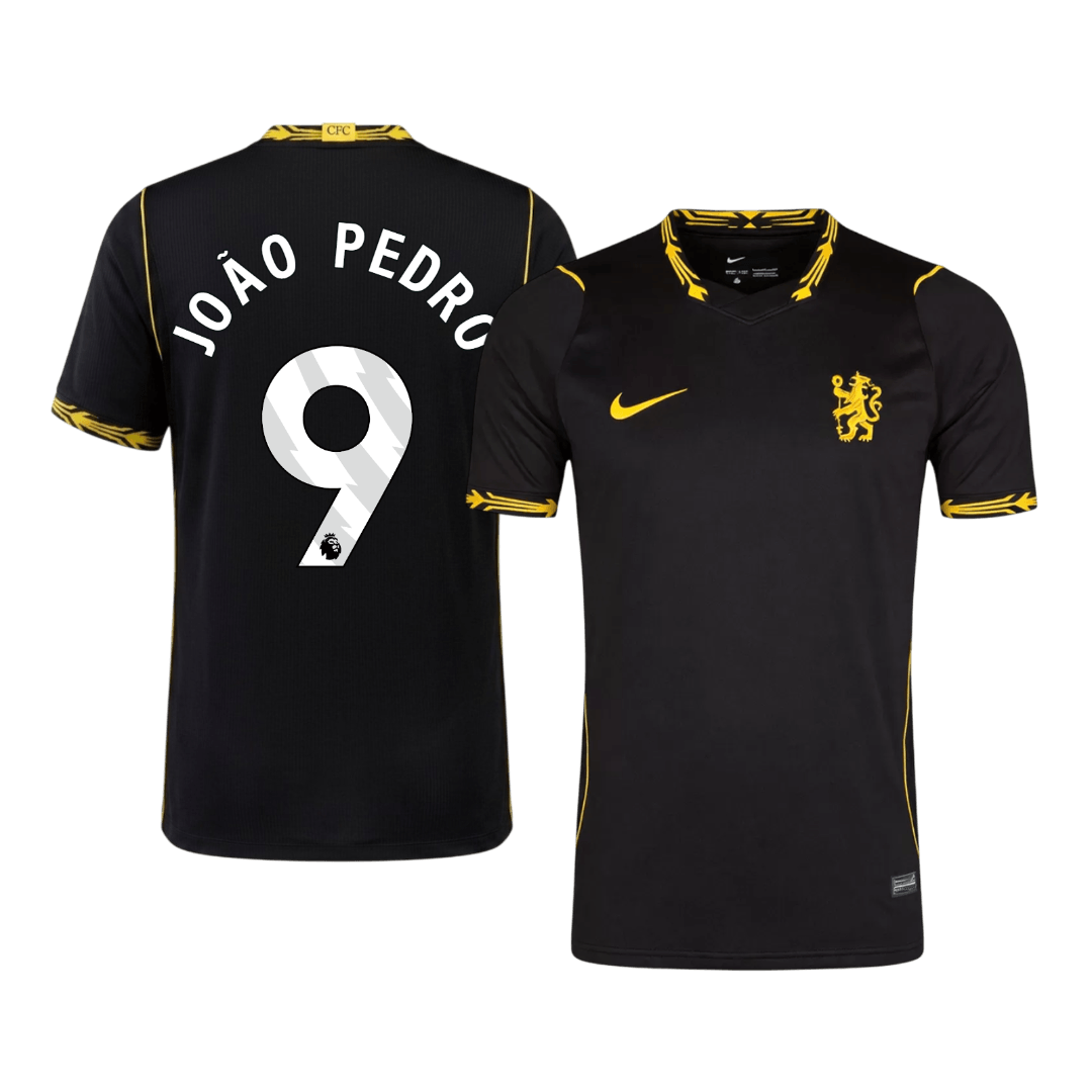 Chelsea Tröja JOÃO PEDRO #9 2026/27 Borta Svart