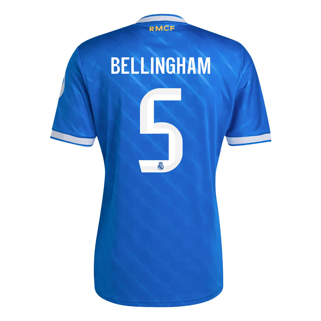 Real Madrid Tröja BELLINGHAM #5 2025/26 Tredje Blå