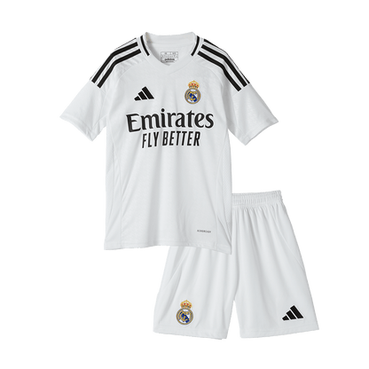 Real Madrid Tröja MBAPPÉ #9 2024/25 Hemma Vit Barn-14