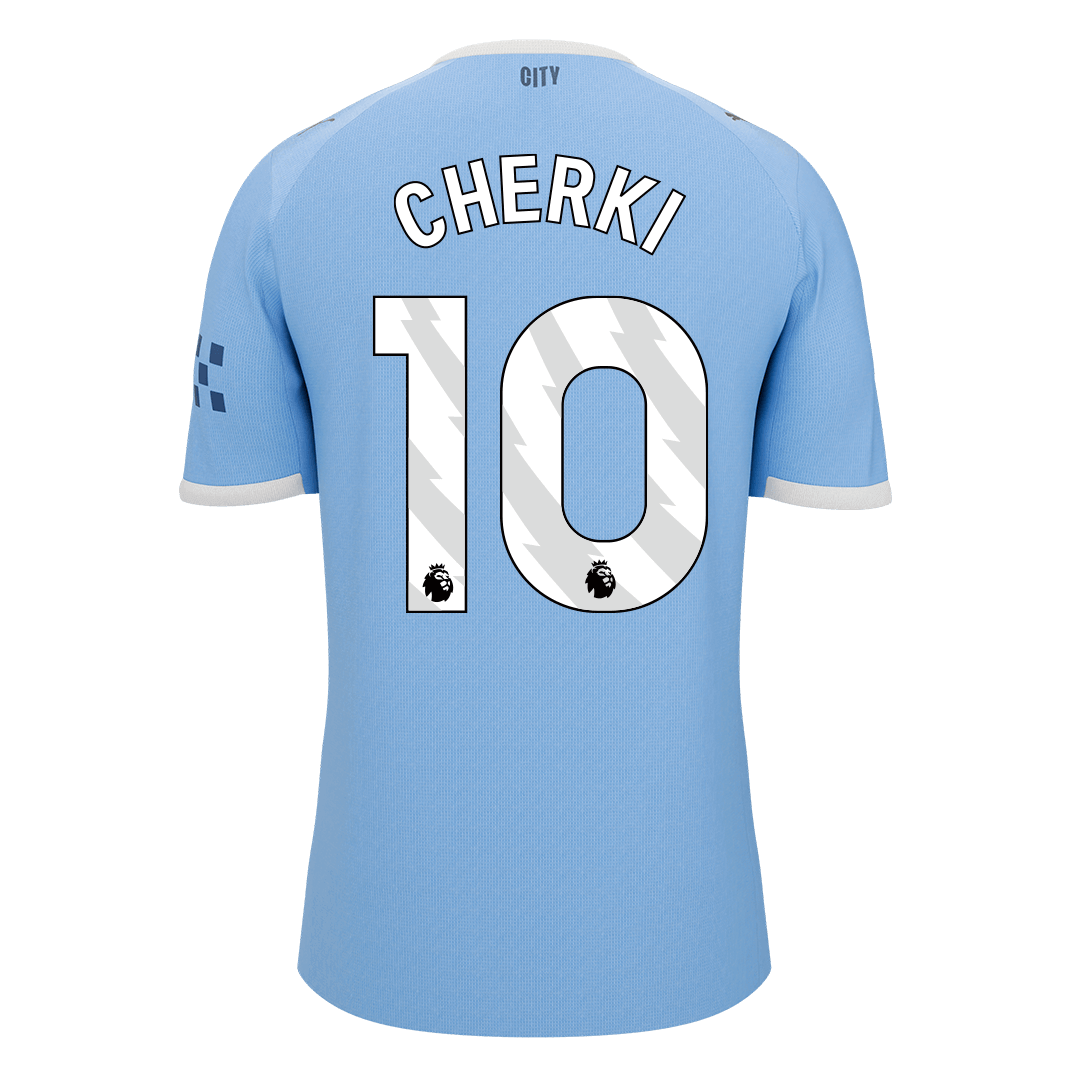 CHERKI #10 Manchester City Tröja 2025/26 Hemma Premium Blå