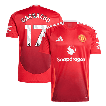 Manchester United Tröja GARNACHO #17 2024/25 Hemma Röd