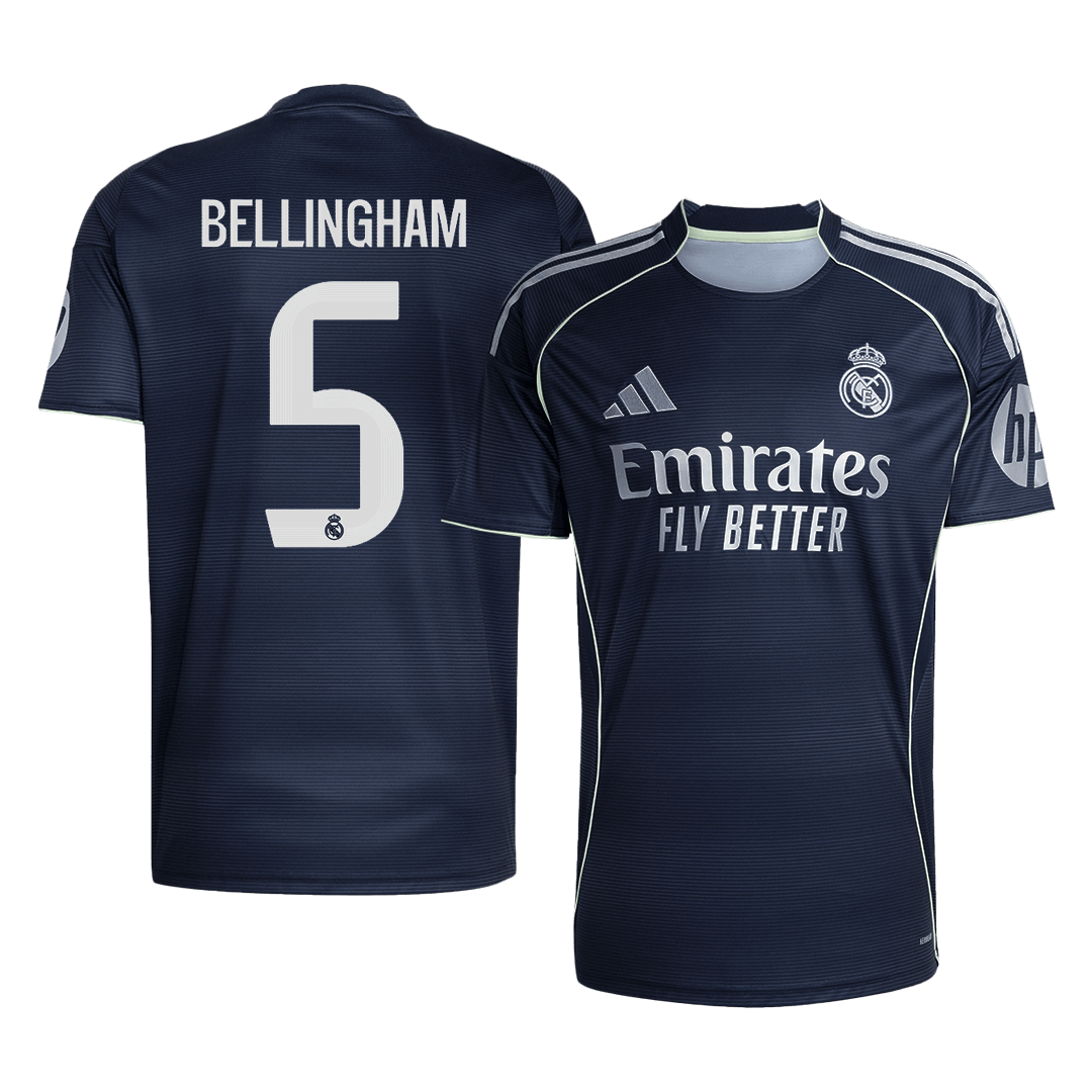 BELLINGHAM #5 Real Madrid Tröja 2025/26 Borta Premium Mörkblå