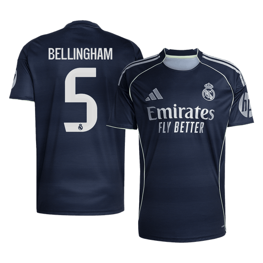 BELLINGHAM #5 Real Madrid Tröja 2025/26 Borta Premium Mörkblå