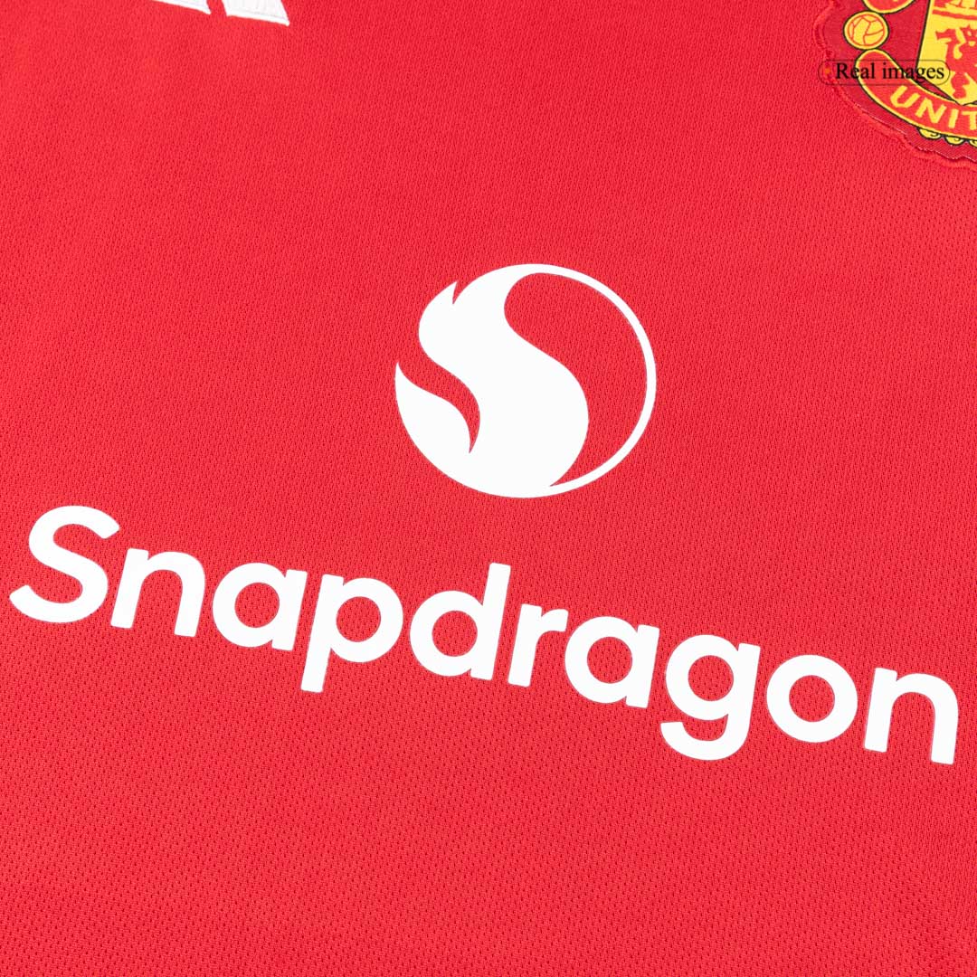 Manchester United Tröja 2025/26 Hemma Röd Dam-5