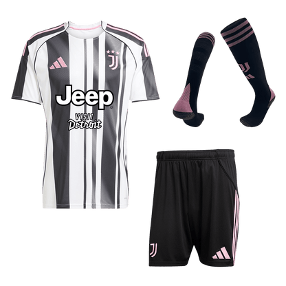 Juventus Tröja Hemmaställ 2025/26 Svart & Vitt