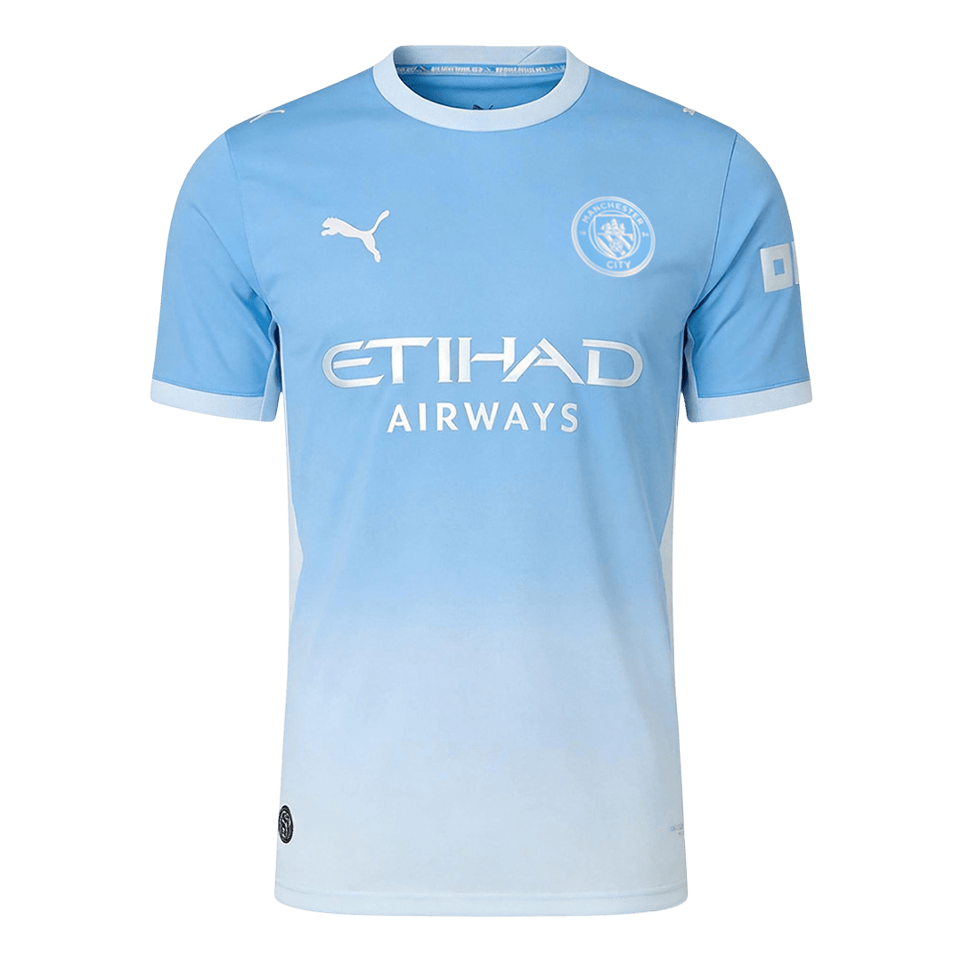 Manchester City Tröja CHERKI #10 2026/27 Hemma Autentisk Blå