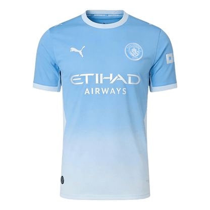 Manchester City Tröja CHERKI #10 2026/27 Hemma Autentisk Blå-2