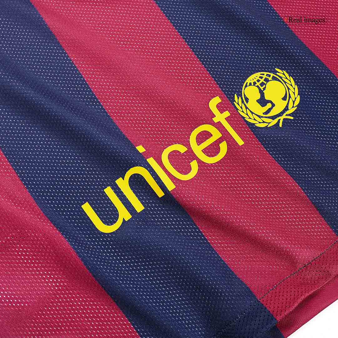 MESSI #10 Barcelona Hemmatröja 2014/15 Retro Tröja-3