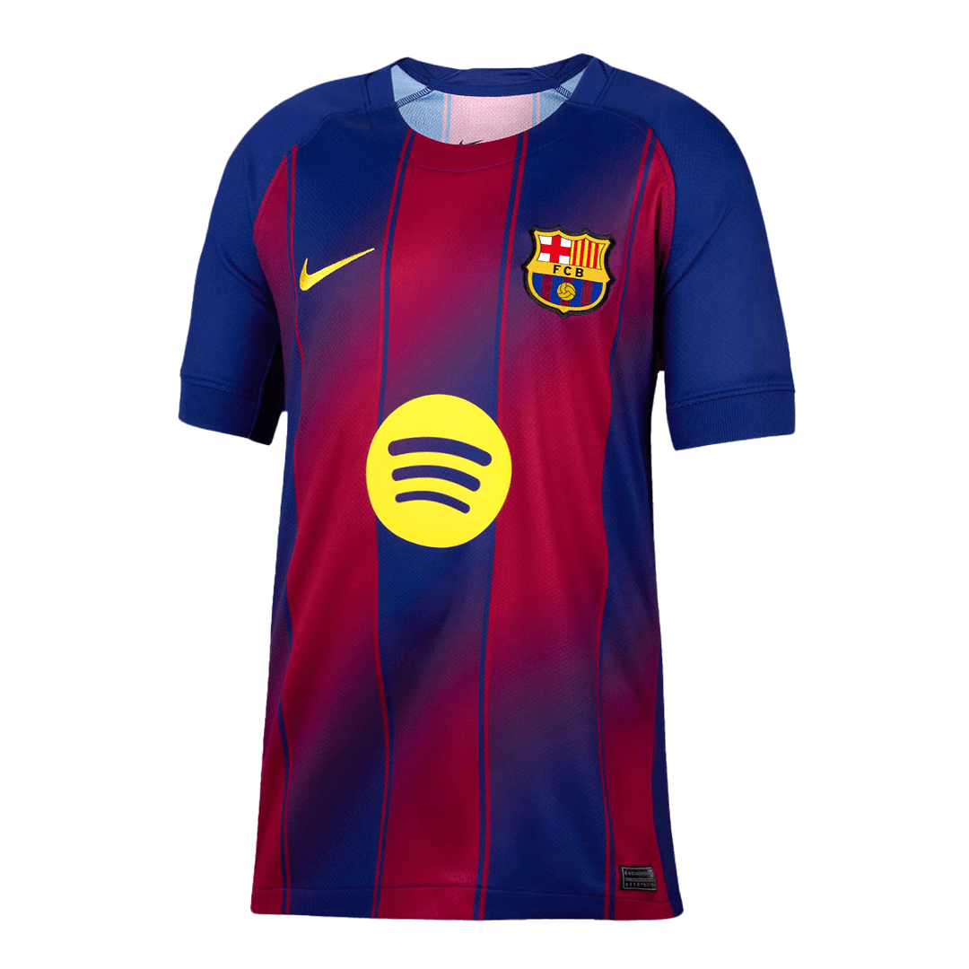 ROONY #19 Barcelona Tröja 2025/26 Hemma Premium Röd & Blå - UCL