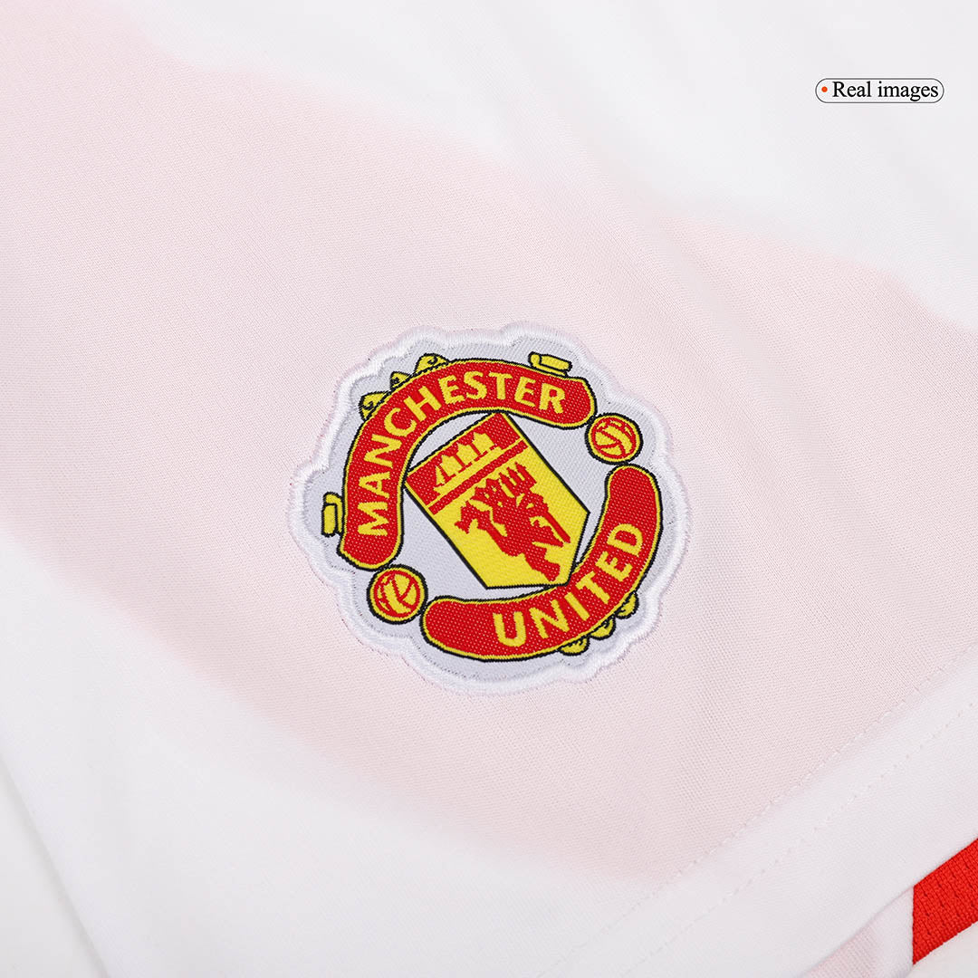 Manchester United Shorts 2024/25 Hemma Vit-5