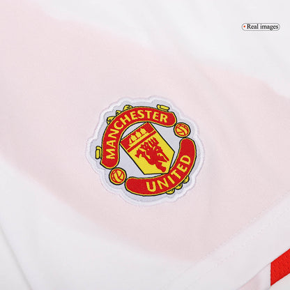 Manchester United Shorts 2024/25 Hemma Vit-5
