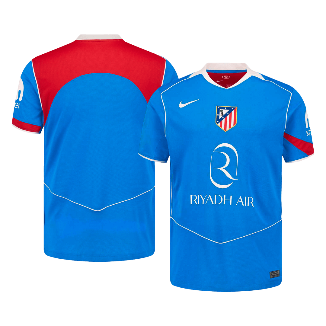 Atletico Madrid Tröja Tredjeställ 2025/26 Blå-12