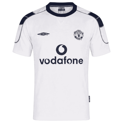 Manchester United Bortatröja 2000/01 Retro Tröja
 Vit
