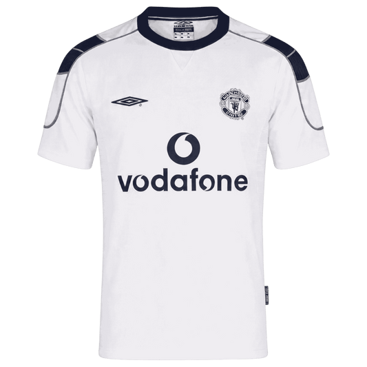 Manchester United Bortatröja 2000/01 Retro Tröja
 Vit