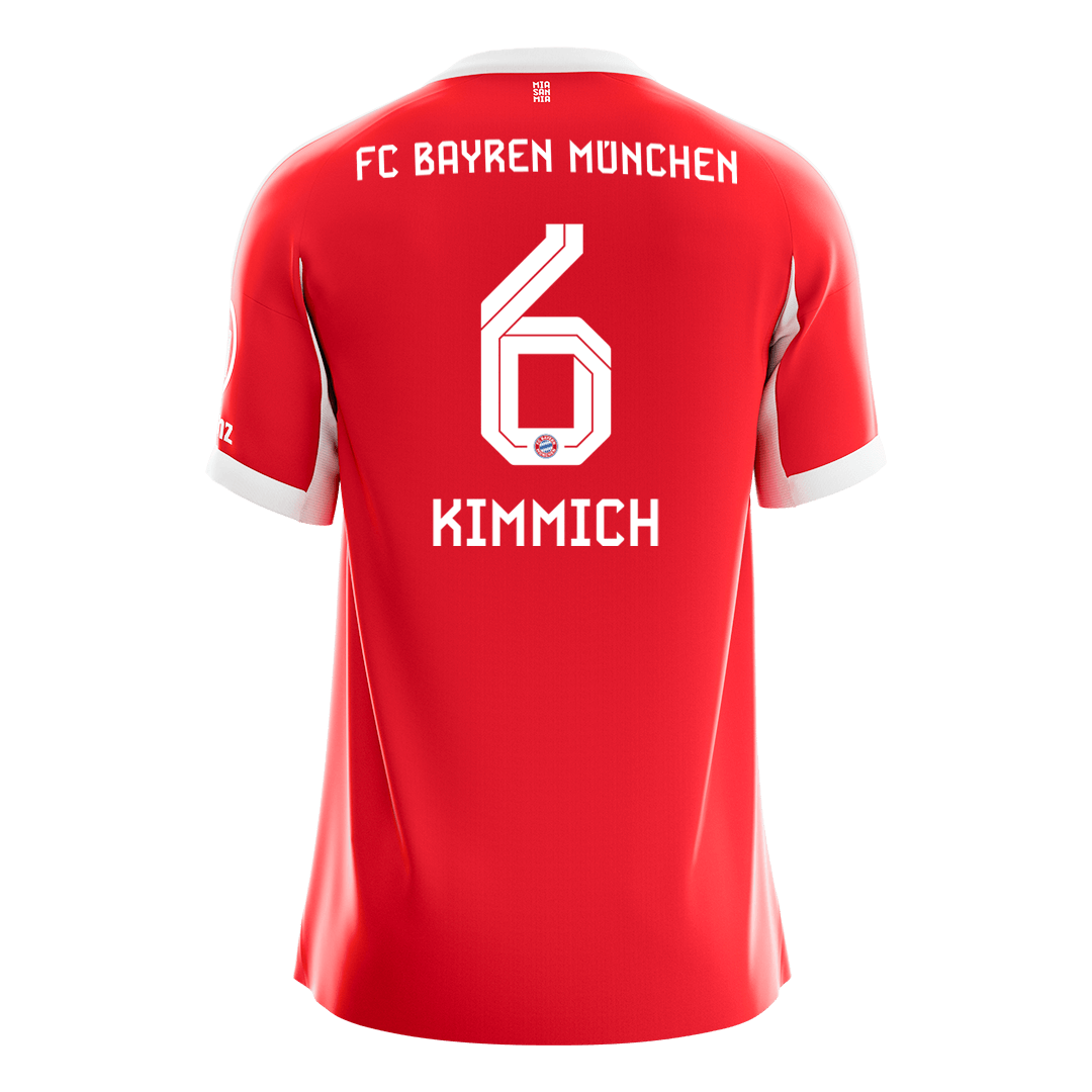 KIMMICH #6 Bayern Munich Tröja 2025/26 Hemma Premium Röd