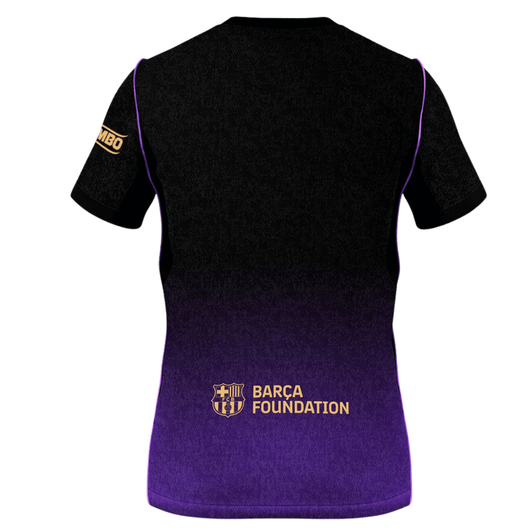 Barcelona Tröja 2026/27 Borta Autentisk Black/Purple-2