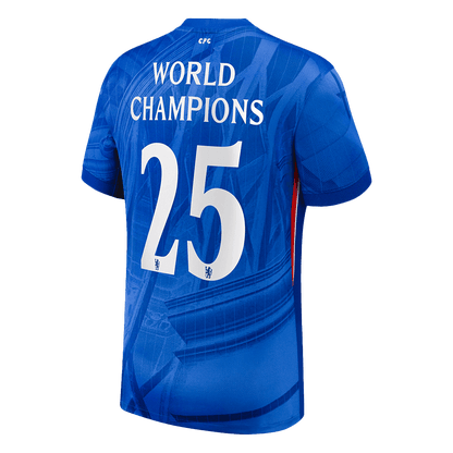 WORLD CHAMPIONS #25 Chelsea Tröja 2025/26 Hemma Premium Blå-8