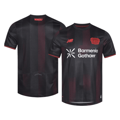 Bayer 04 Leverkusen Tröja 2025/26 Hemma Svart-11