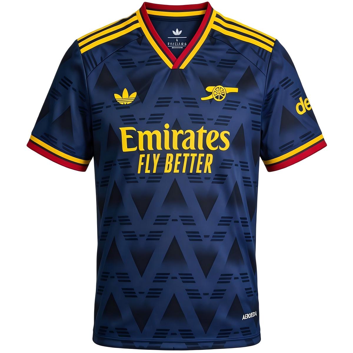 Arsenal Tröja EZE #10 2026/27 Borta Mörkblå - UCL