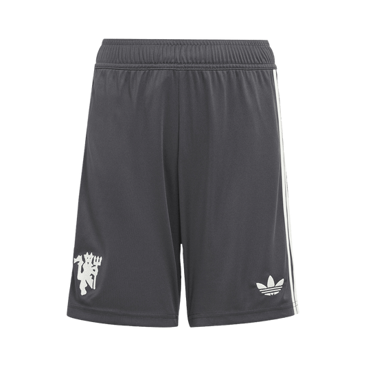 Manchester United Shorts 2024/25 Tredje Grå