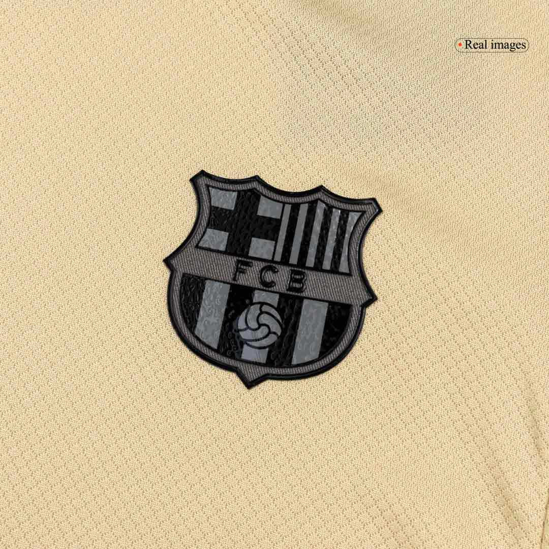 Barcelona Tröja 2025/26 Borta Gul Barn