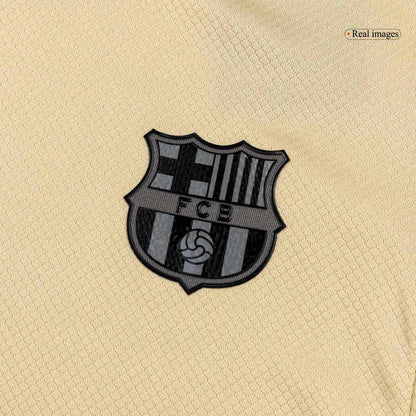 Barcelona Tröja 2025/26 Borta Gul Barn-11