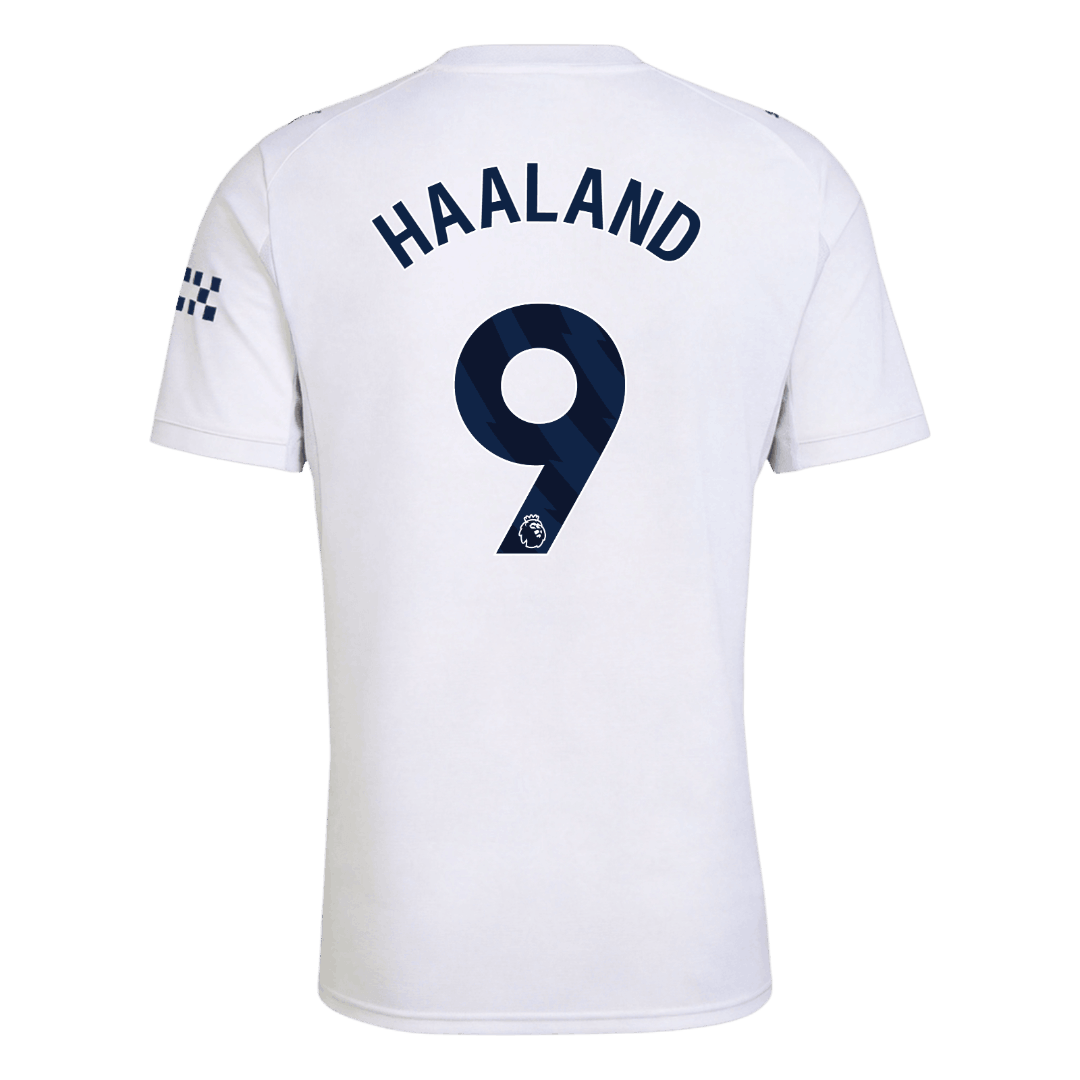 Manchester City Tröja HAALAND #9 2026/27 Third Vit-3