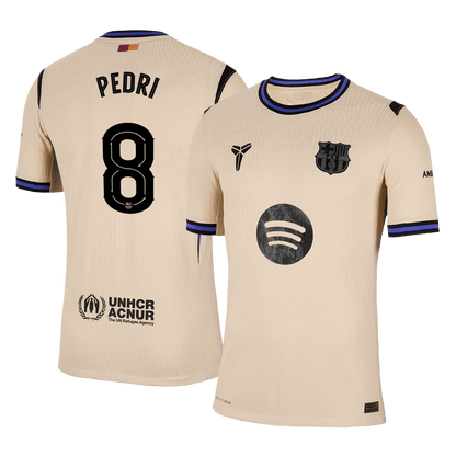 Barcelona Tröja PEDRI #8 2025/26 Borta Gul - UCL