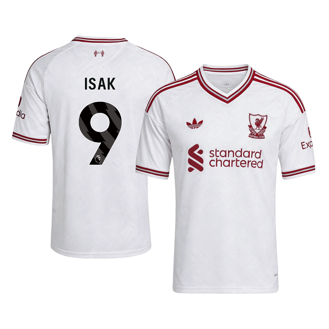 Liverpool Tröja ISAK #9 2026/27 Borta Vit