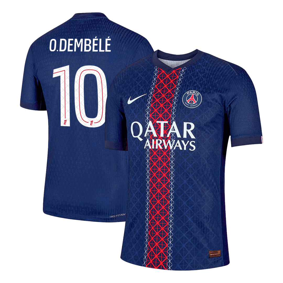 PSG Tröja O.DEMBÉLÉ #10 2025/26 Hemma Mörkblå