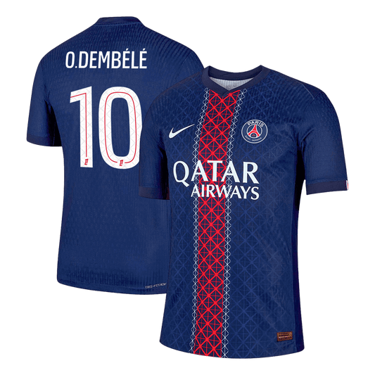 PSG Tröja O.DEMBÉLÉ #10 2025/26 Hemma Mörkblå