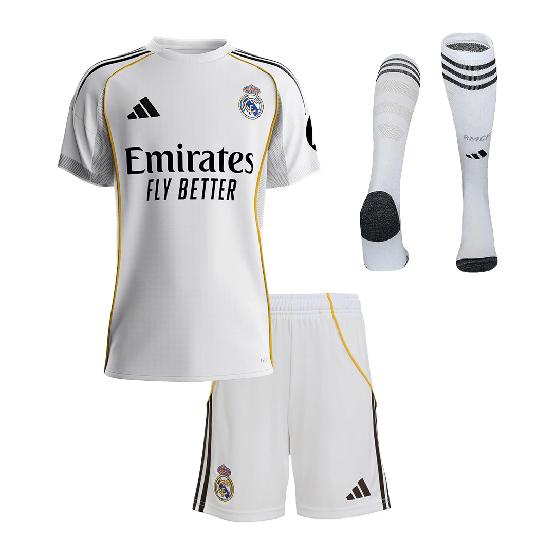 Real Madrid Tröja 2025/26 Hemmaställ Vit Barn