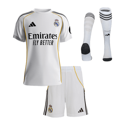 Real Madrid Tröja 2025/26 Hemmaställ Vit Barn