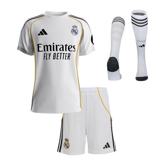Real Madrid Tröja 2025/26 Hemmaställ Vit Barn