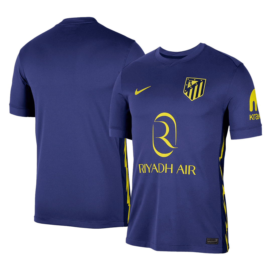 Atletico Madrid Tröja 2025/26 Borta Mörkblå-10