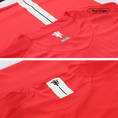 SCHOLES #18 Manchester United Hemmatröja 2007/08 Retro Tröja
 Röd-4