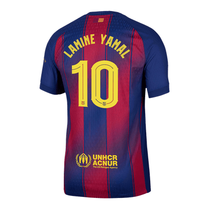 Barcelona Tröja LAMINE YAMAL #10 2025/26 Hemma Röd & Blå - UCL-13