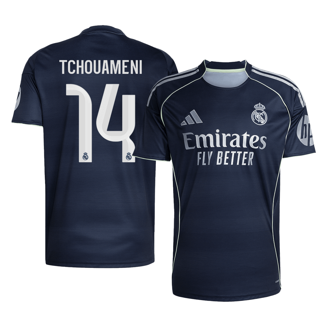 TCHOUAMENI #14 Real Madrid Tröja 2025/26 Borta Premium Mörkblå